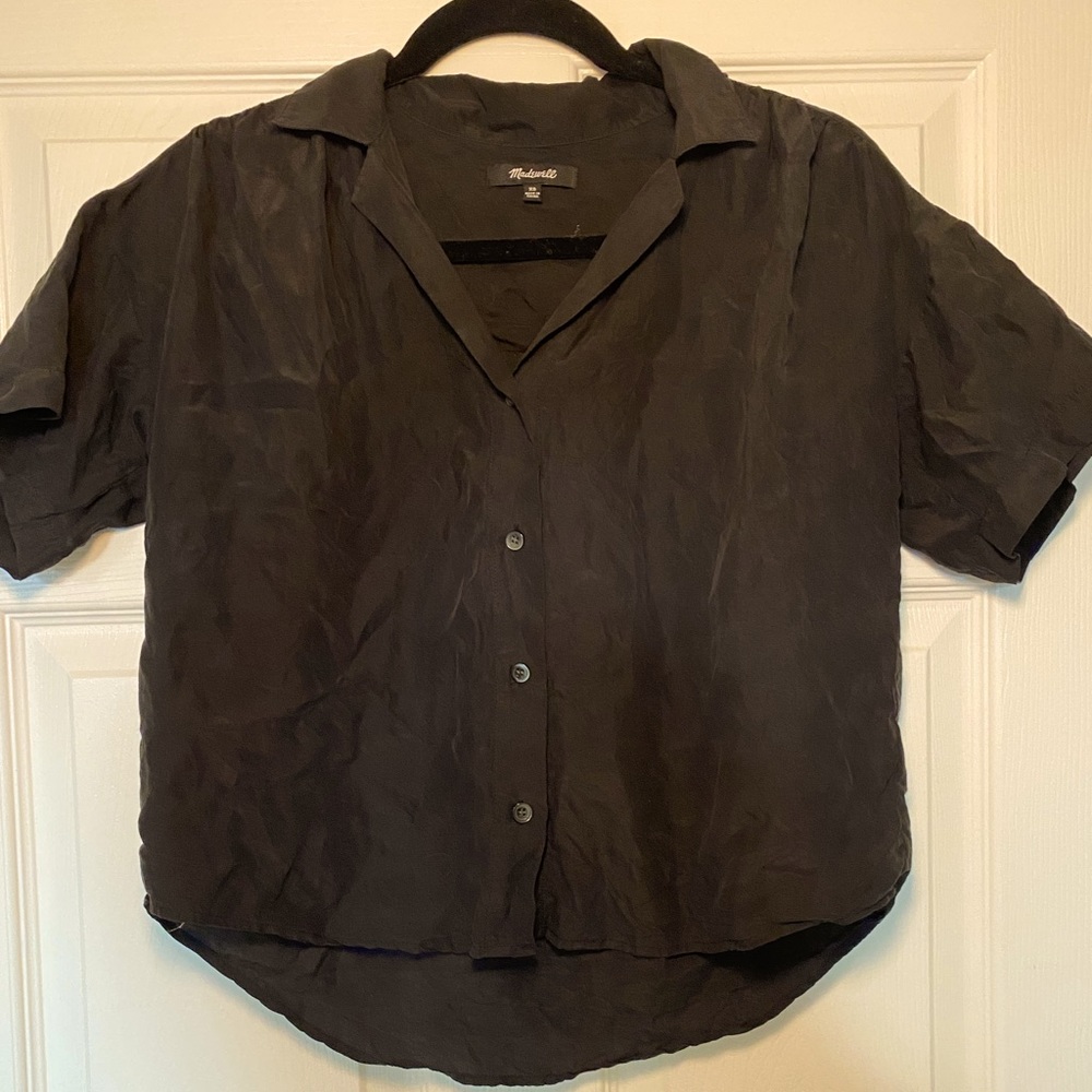 Madewell washable silk shirt